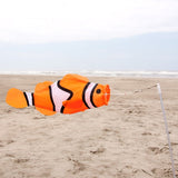 18" CLOWNFISH ON WAND