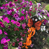 MONARCH BUTTERFLY ON WAND