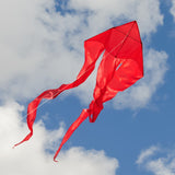 RED 52" WAVE DELTA KITE