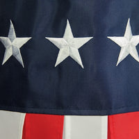 U.S. Stars and Stripes Embroidered 40" Windsock