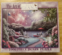 Puzzle 1000 PC Puzzle The Art Of Alan Giana A Peaceful Celebration 4th Of July