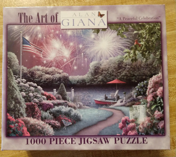 Puzzle 1000 PC Puzzle The Art Of Alan Giana A Peaceful Celebration 4th Of July