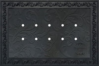 Briarwood Lane Outdoor Rubber Doormat Tray Floral Design