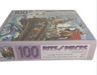 Bits And Pieces Puzzle 100 Piece Noah’s Ark Large Pieces 15"x19” Art New